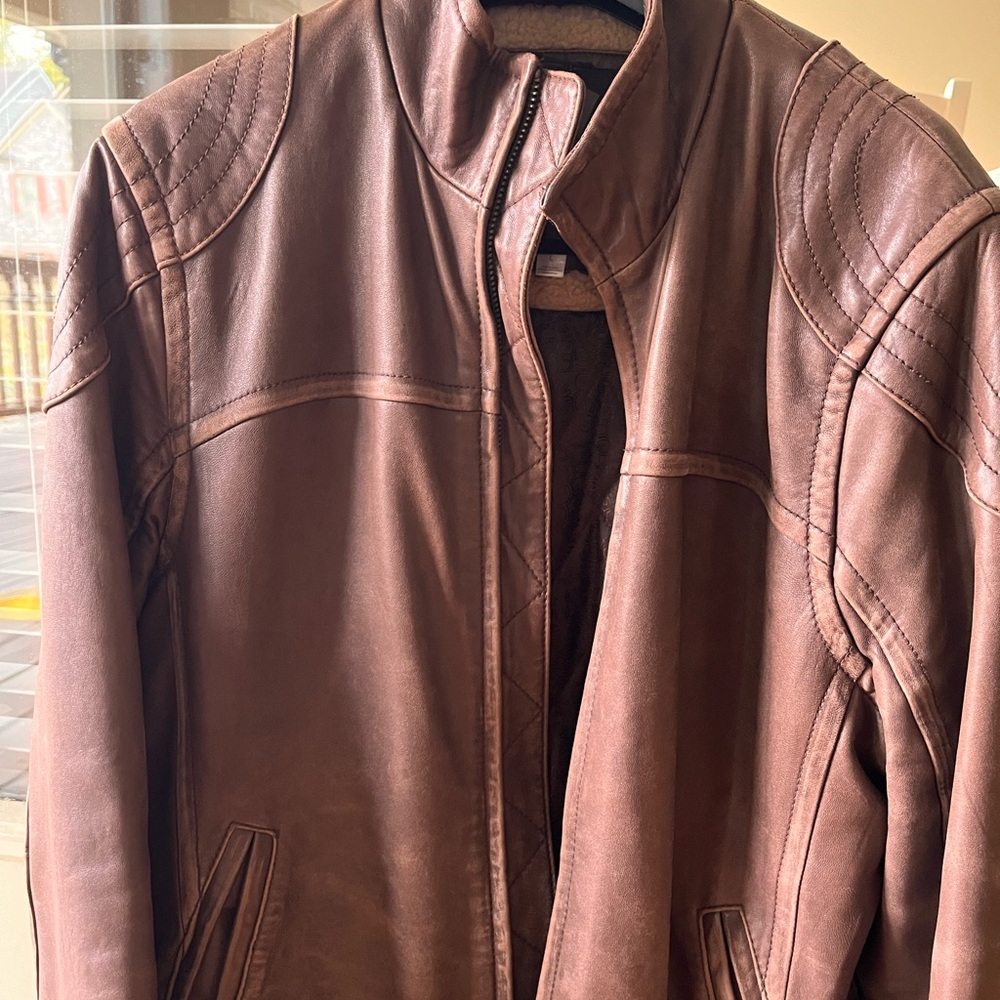 Ugg for men jacket  Made with real lamb fur
